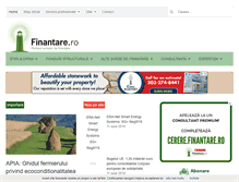 Tablet Screenshot of finantare.ro