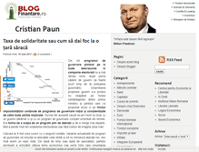 Tablet Screenshot of cristianpaun.finantare.ro